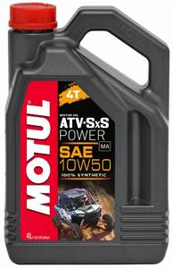 MOTUL ATV-SxS POWER 4T 10w50 4л.  100% синтетика для квадроцикл. (масло моторное)